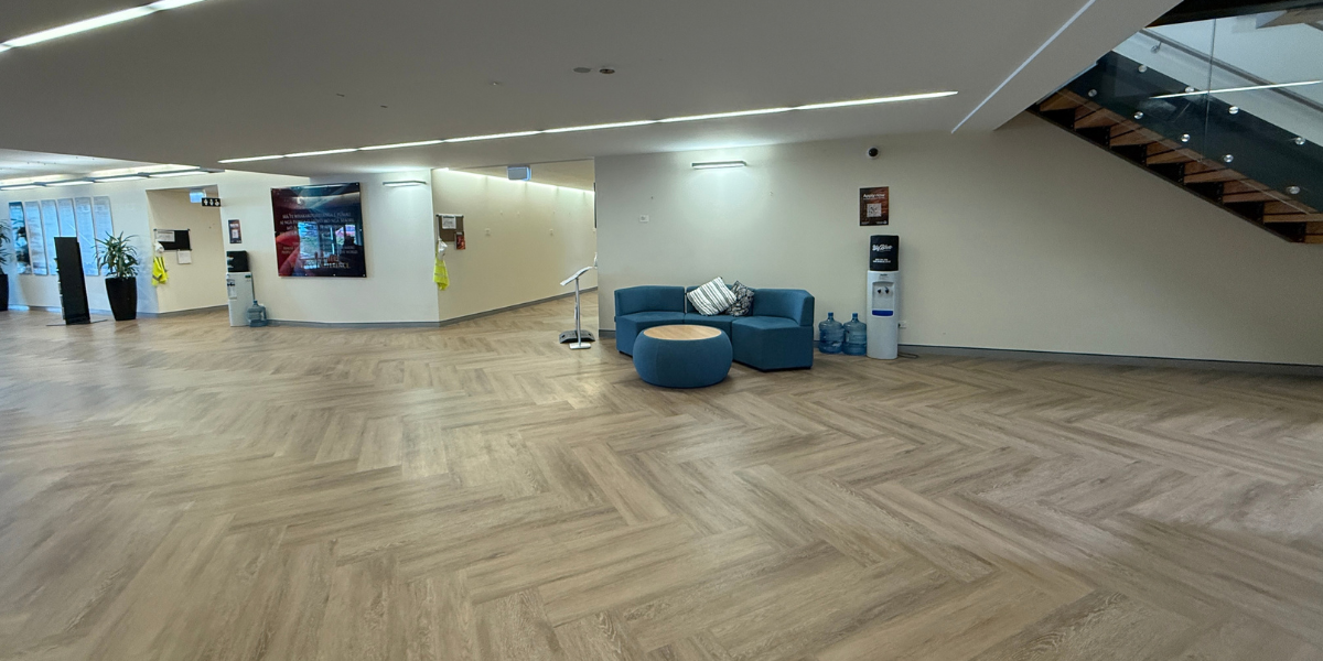Timber-look flooring installed at Mangakōtukutuku Campus