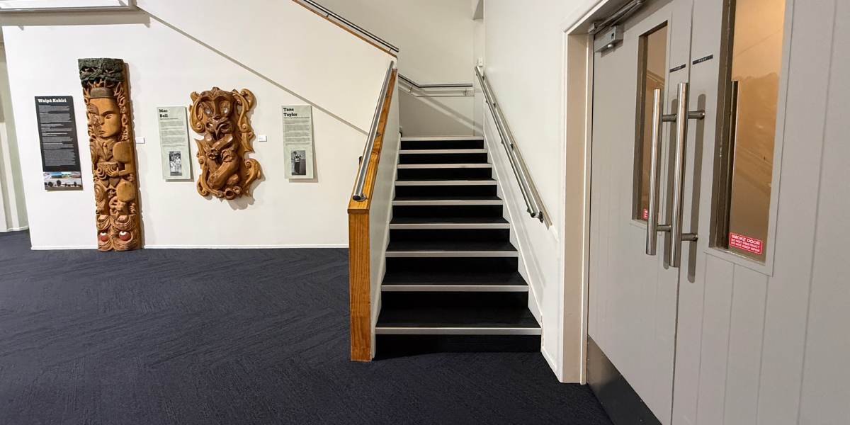 Interface Urban Retreat flooring at Te Wānanga o Aotearoa in Te Awamutu
