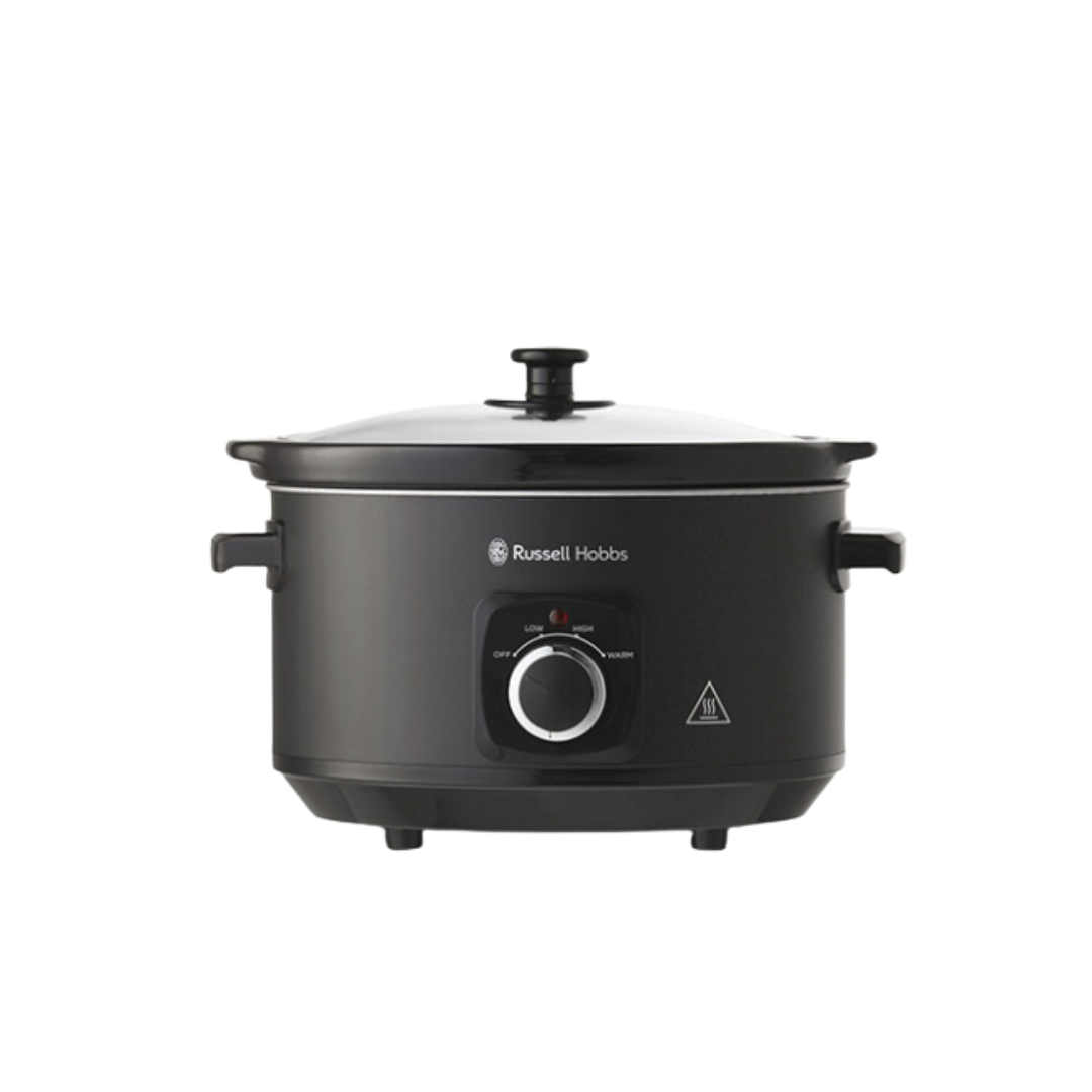 Russell Hobbs 4l Slow Cooker Matte Bk Van Dyks Store