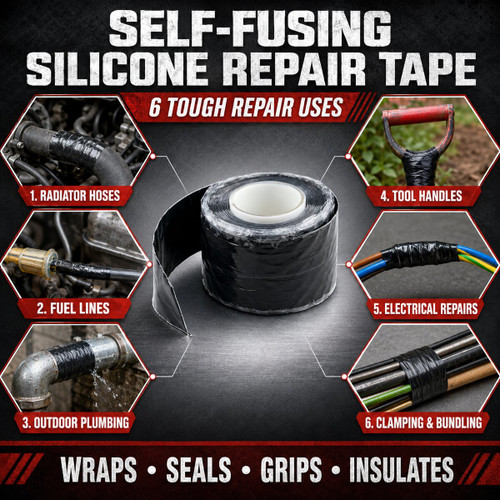 Wraptor Tape Self Fusing Silicone Tape
