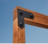 Hex Head washer and Structural Wood screw set on Simpson Outdoor Accent plate.