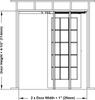 Rough Opening Dimensions for a Single Pocket Door
