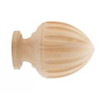 Unfinished Acorn Finial for a 2-1/4" rod