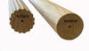 2 inch by 6 foot unfinished drapery rods