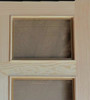 Closeup of Pine 6-Lite Door