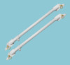 White Adjustable Bahama Shutter Stays