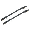 Black Adjustable Bahama Shutter Stays