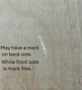 Discounted G1S sheet can be a mark on the back side of sheet.