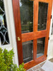 Stained Mahogany Storm door