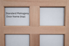 Standard Mahogany door top detail