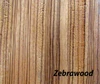 closeup grain of Zebrawood