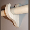 Hardwood Drapery Bracket for a 1-1/2" to 1-3/4" Rod , Sold Individually