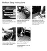 Instructions on how to install brass bands.