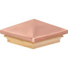 Victoria Copper High Pyramid Post Cap