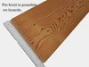 some doug fir boards can have pin knots.