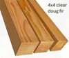 4x4 clear doug fir beams