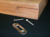 Solid Hardwood bracket made of red oak