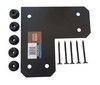 L-strap for 6x with 3-1/2" screws and hex nuts