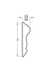 Chair Rail 297 Molding 11/16" X 3"