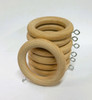 Unfinished Wooden Drapery Rings