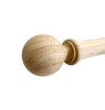Unfinished Wooden Ball Finial, pair