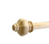 Unfinished Wooden Prescott Drapery Finial, pair