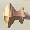 Unfinished Wooden Oxford Drapery Finial, pair