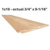 1x10 Cedar Channel Rustic Siding measures 3/4" thick by 9-1/16" wide