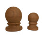 Both Mahogany Globe post tops