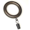 Black Metal Clips on bronze ring
