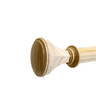 Unfinished Wooden Mission Drapery Finial, pair