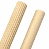 6 foot Unfinished Drapery Rod in Grooved and Smooth