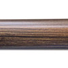 4ft Bronze Wooden Drapery Pole