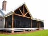 Screeneze installed on porch