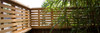 Moderna lattice border on fencing