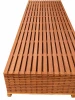 Stack of Mahogany Moderna lattice