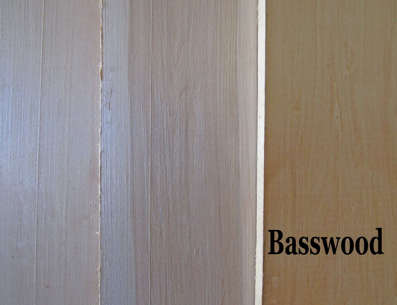 Basswood Hardwood S2S1E Total Wood Store