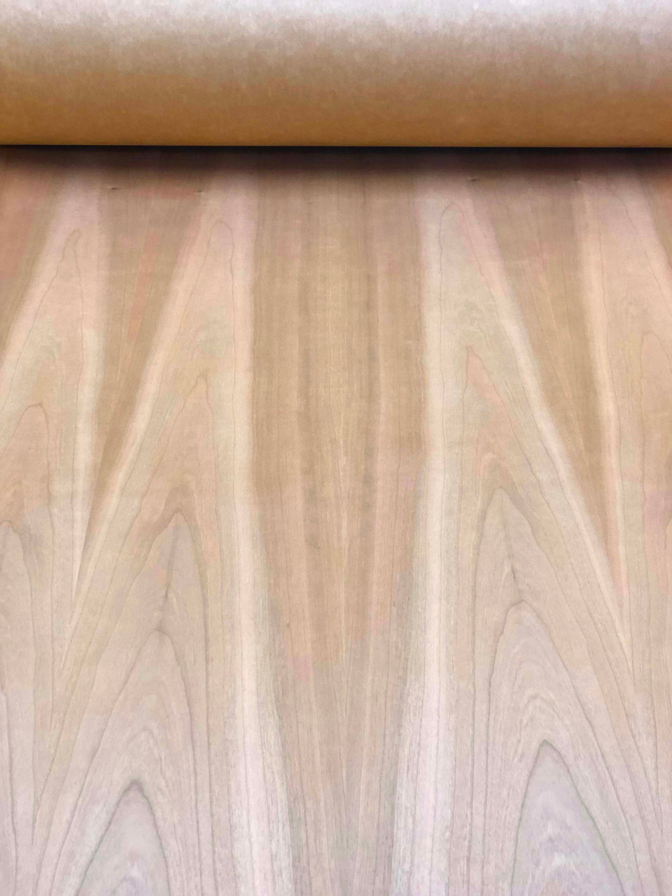 Cherry flat cut veneer by the sheet
