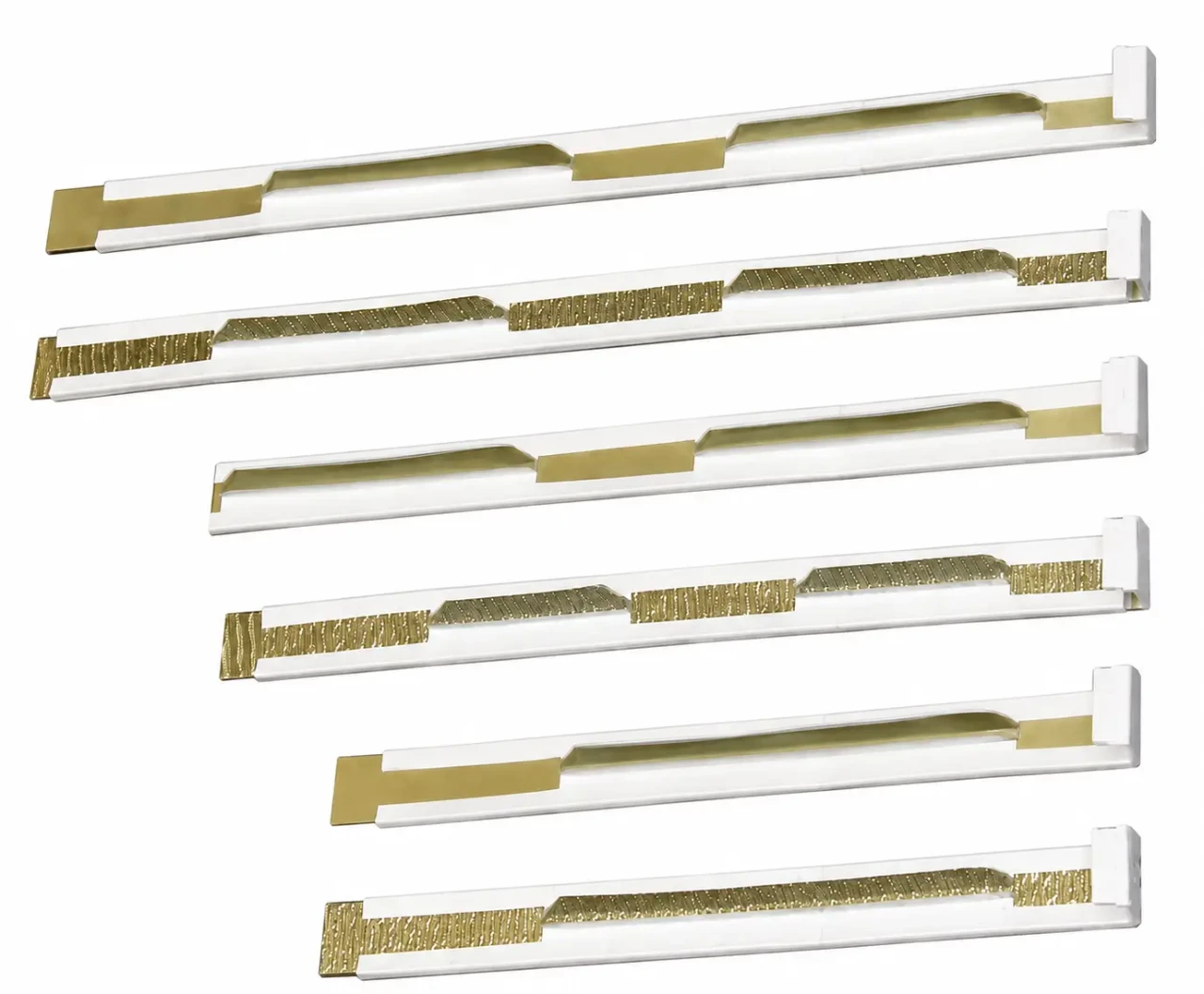 Different sizes of Aluminum H-Trim available.