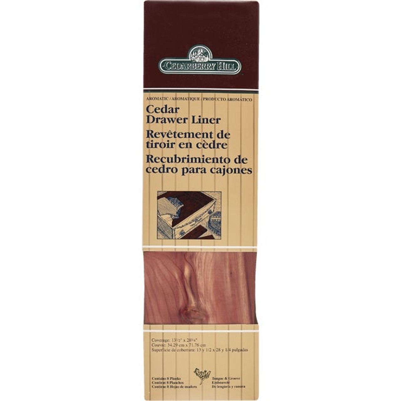 Woodlore Aromatic Cedar Drawer Liners - Set of 10
