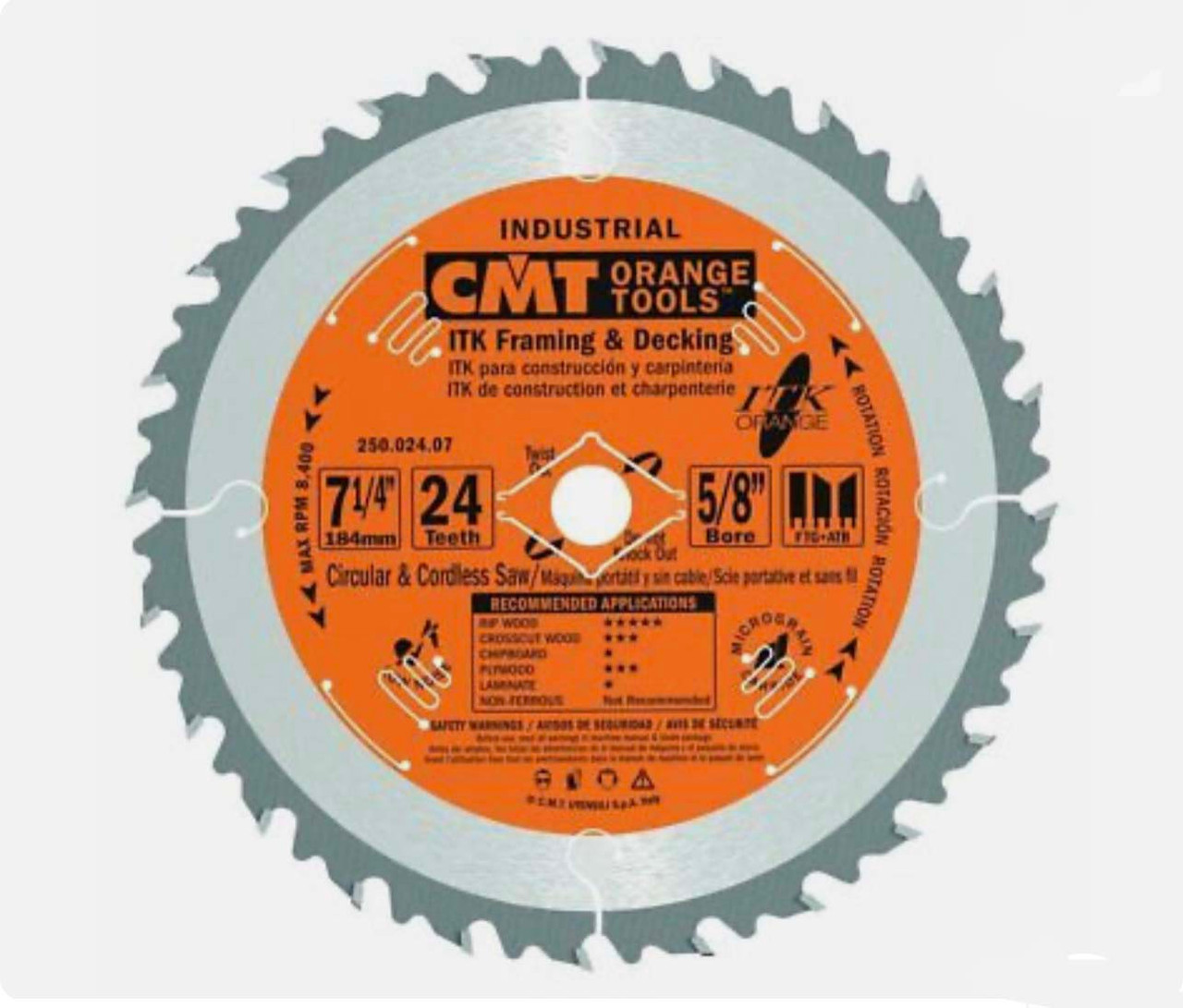 CMT ITK Framing and Decking Saw Blade
