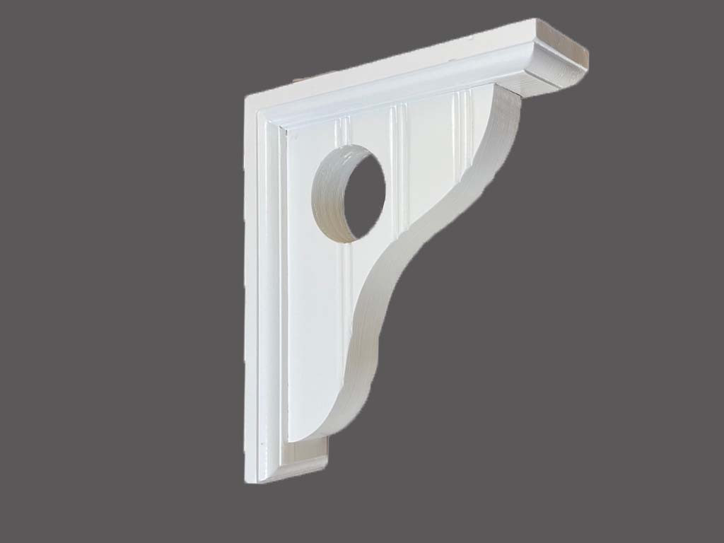 Wainscot Sconce White, Pair