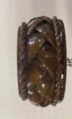 Bradford Unfinished Resin cap shown Stained in Dark Walnut