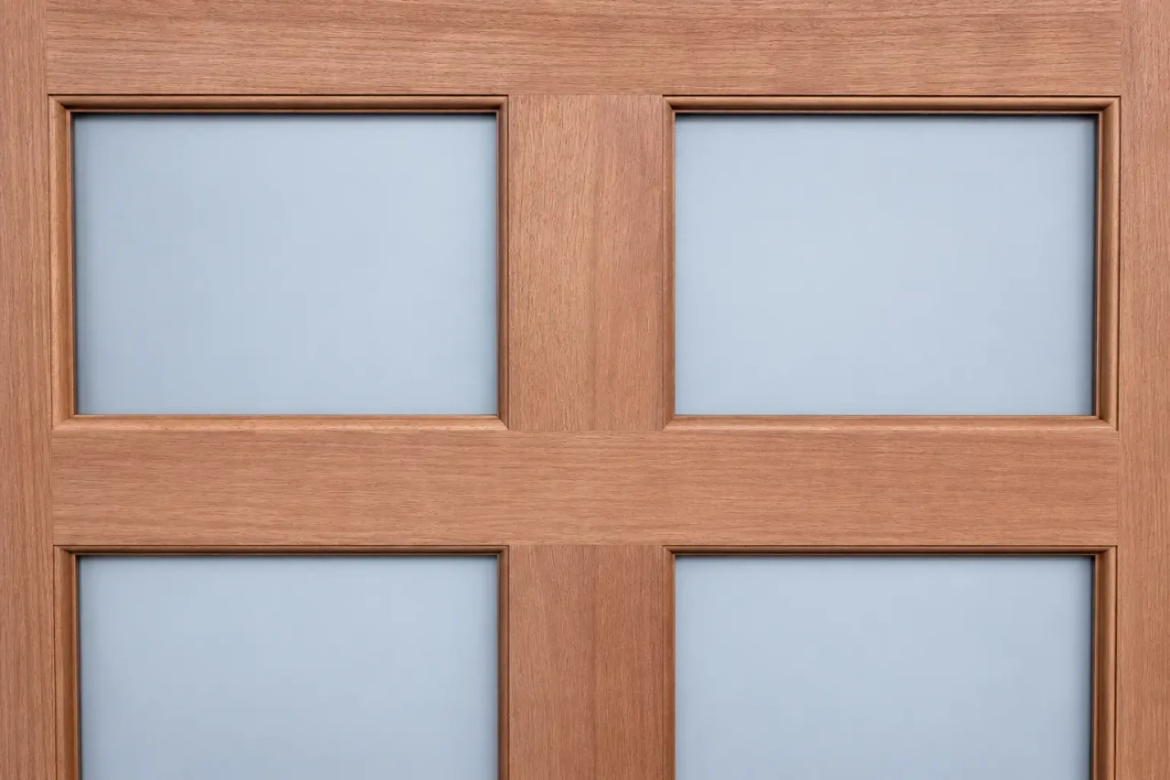 Top frame of the Standard Mahogany storm door