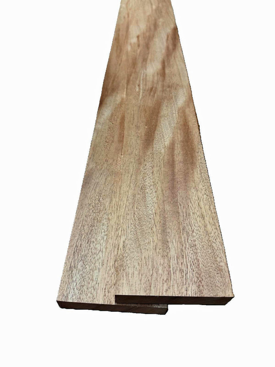 Mahogany boards ripped on one side