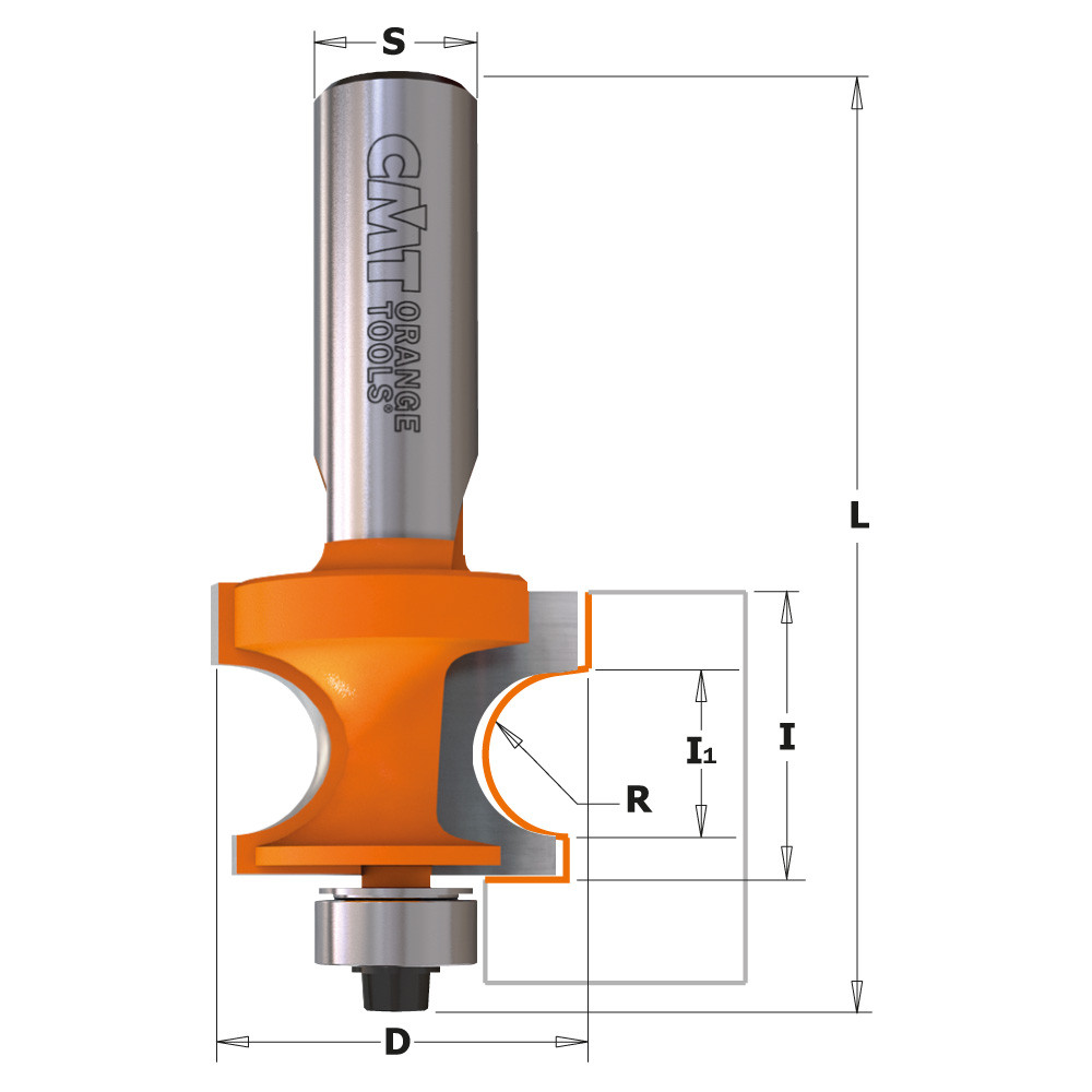 CMT Corner Beading Bit profile