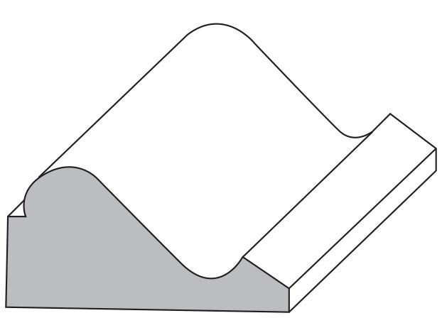 Profile View of DuraFlex Base Cap 163 Flex