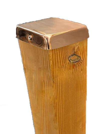 Copper 4x4 Flat Top on a Post