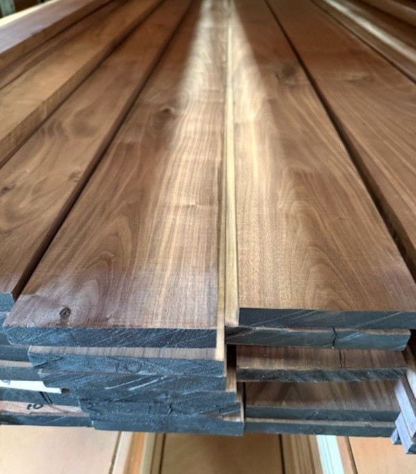 1x6 Black Walnut boards