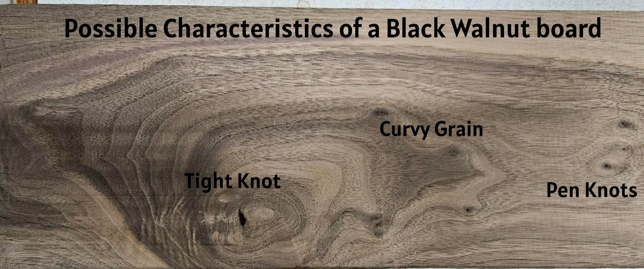 Characteristics of Black Walnut Boards